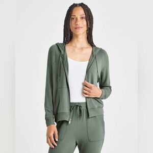 Nike Dri Fit Green Zip Hoodie